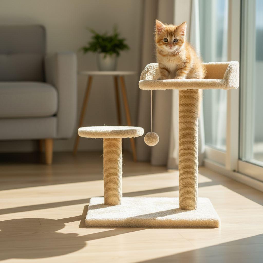 Grebalica za mačke Paws & Whiskers Tiana, bež