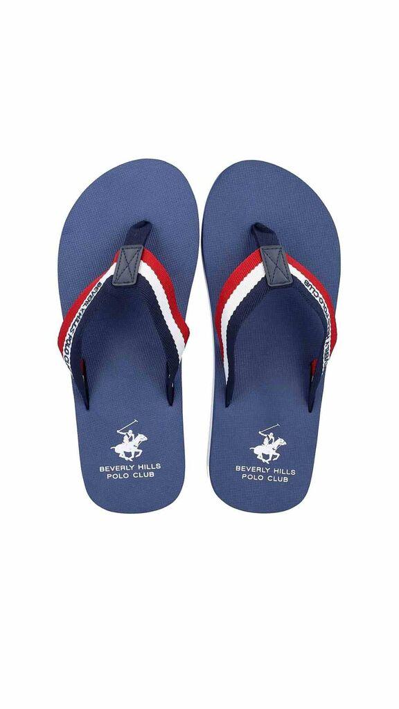 Polo Muške japanke Fiber mix, Plave