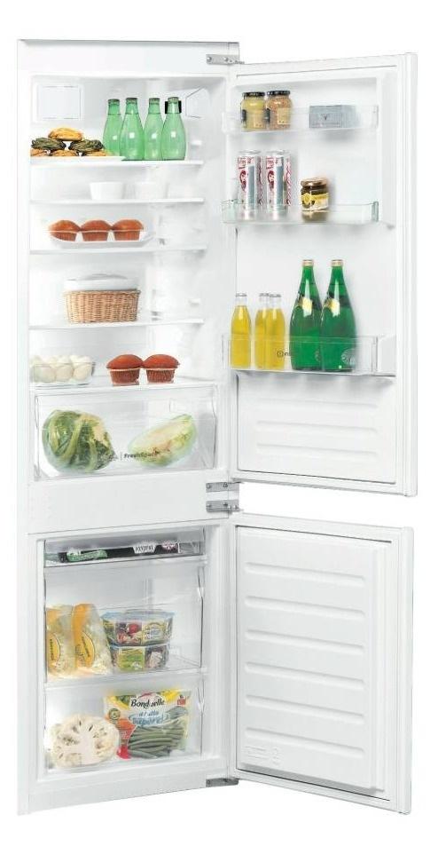 INDESIT Ugradni kombinovani frižider BI18DC2, 273l, LessFrost