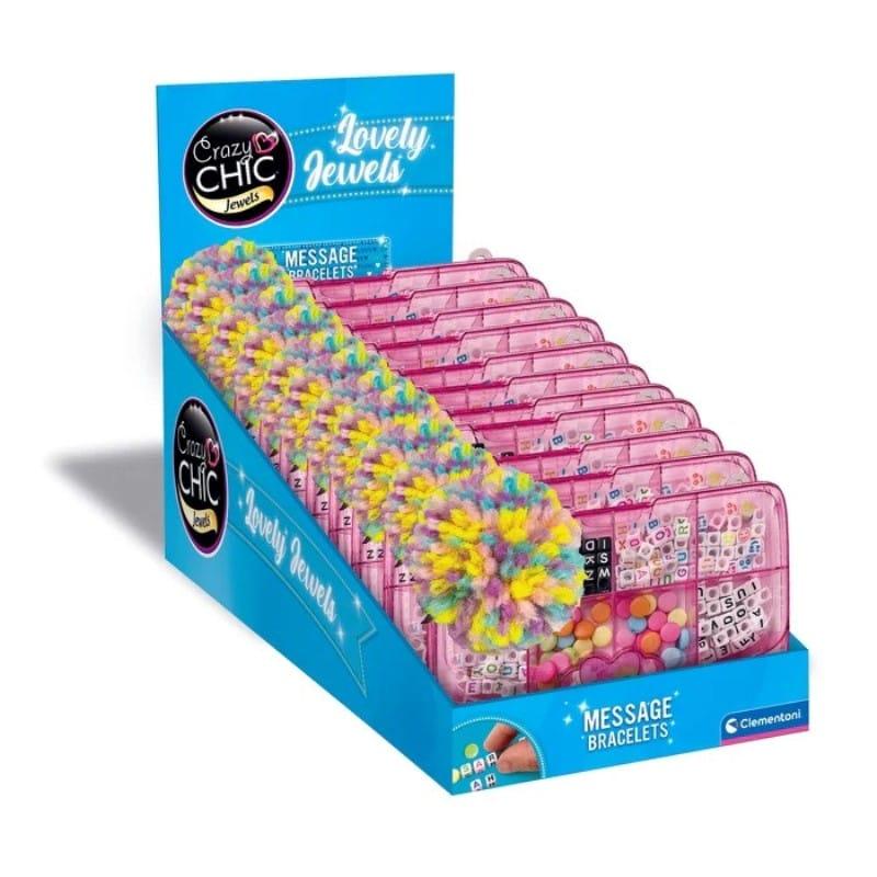 Clementoni Narukvice s porukama Crazy Chic CL18892, Roza
