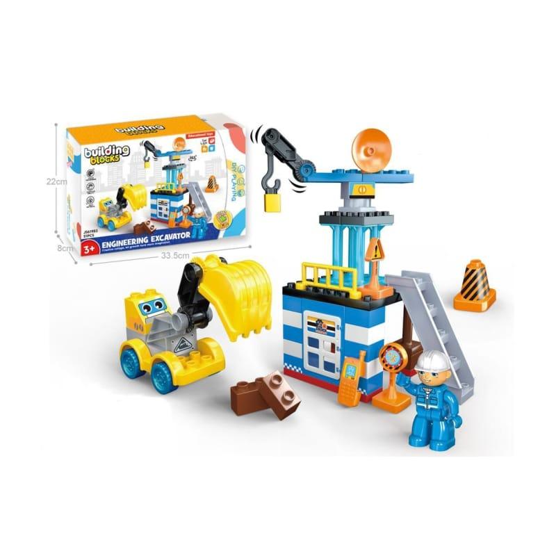 Igračka Građevinske kockice za slaganje 070481, 51 kom