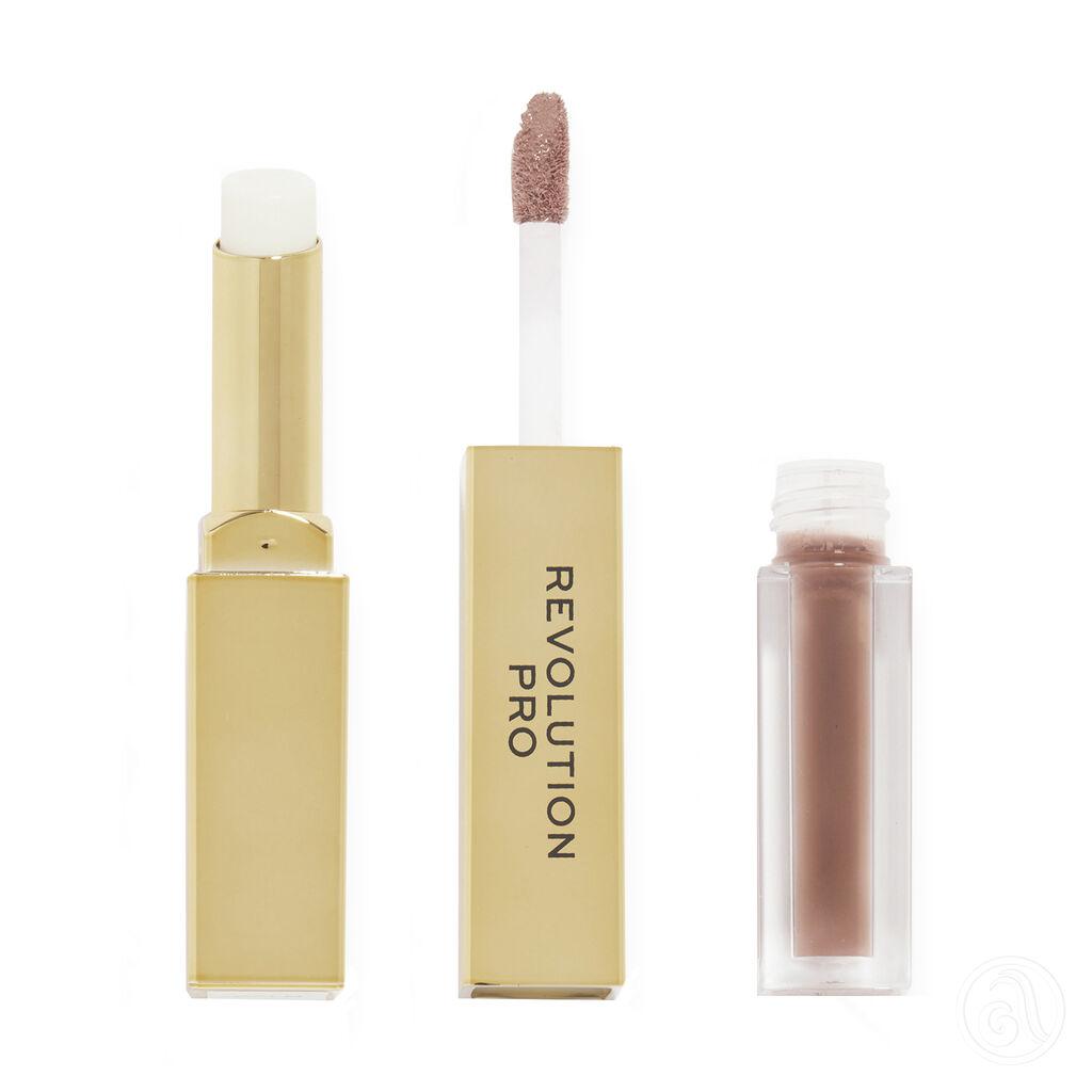 Revolution Pro Supreme Stay Tečni ruž i balzam Cashmere, 1 ml + 1,5 g