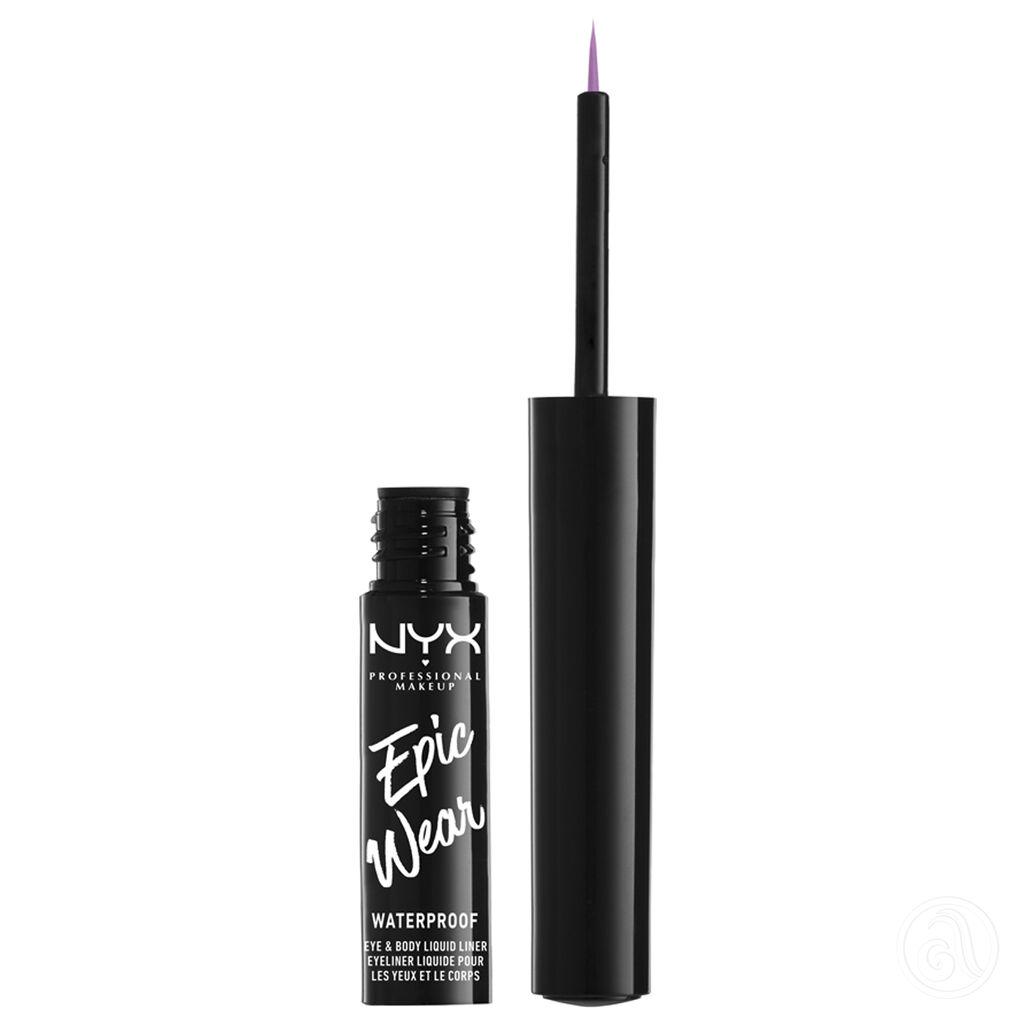 NYX Professional Makeup Vodootporni tečni mat ajlajner EWSPLL06, 3,5 ml, Ljubičasta