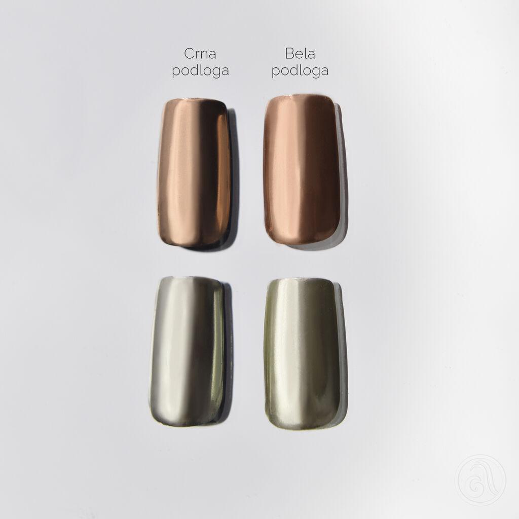 Perfect Nails Hrom Za Nokte Sa Aplikatorom  GP06,Platinum/Bronza