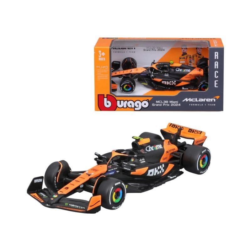 BBurago Igračka Formula McLaren F1, MCL38, 1:43