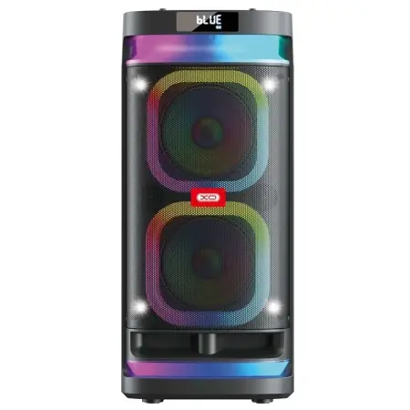 XO Bluetooth zvučnik + Karaoke mikrofon F58, RGB, 40W, Crni