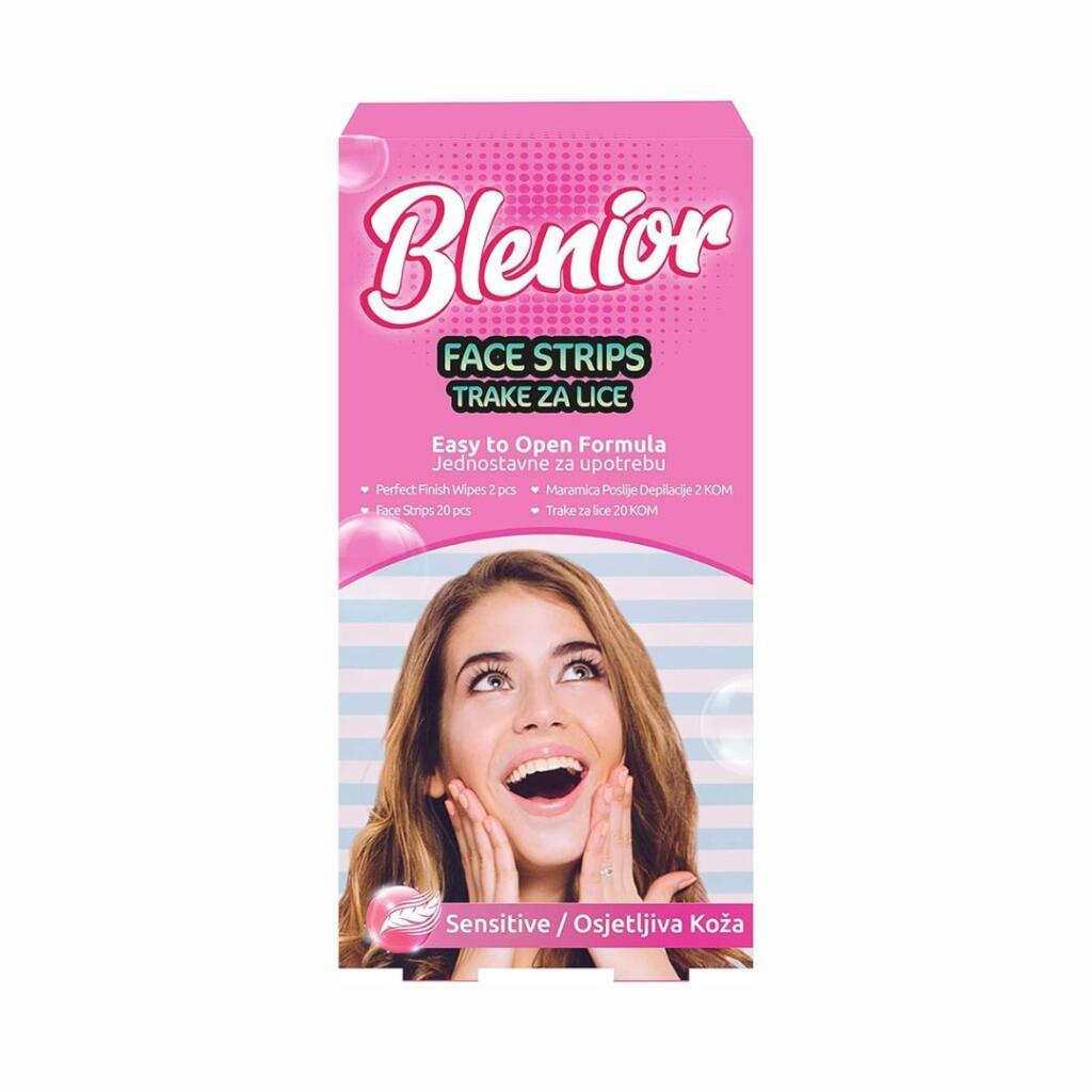 Blenior Trake za lice Sensitive, 20 Komada