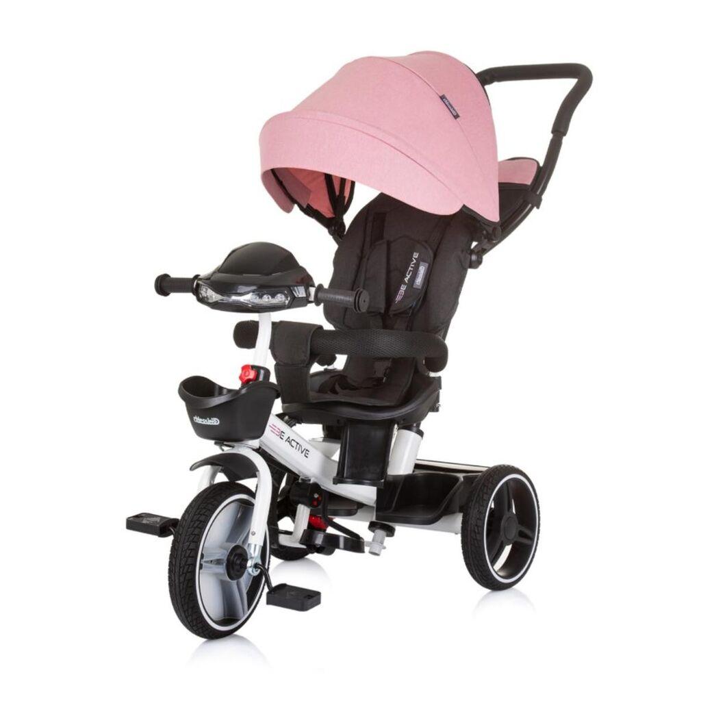 Chipolino Tricikl Be Active TRKBA02406PL, Roza