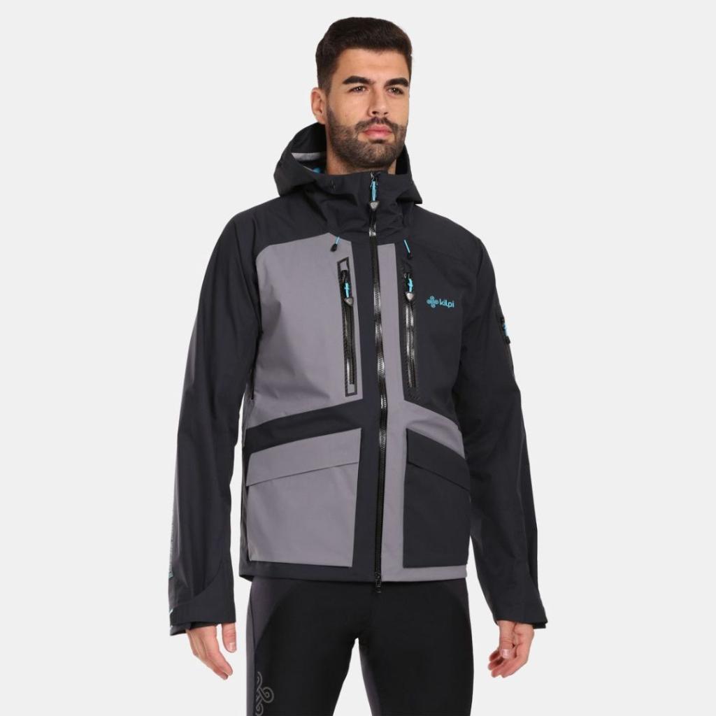 Kilpi Muška jakna Ltd Archer M Hardshell Waterproof, Tamnosiva