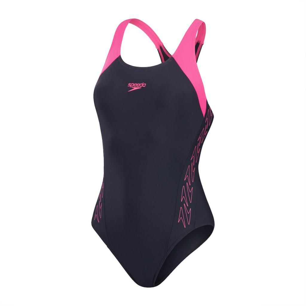 Speedo Ženski kupaći kostim HYPRBM SPLC RCRBCK 1PC AF, Crni