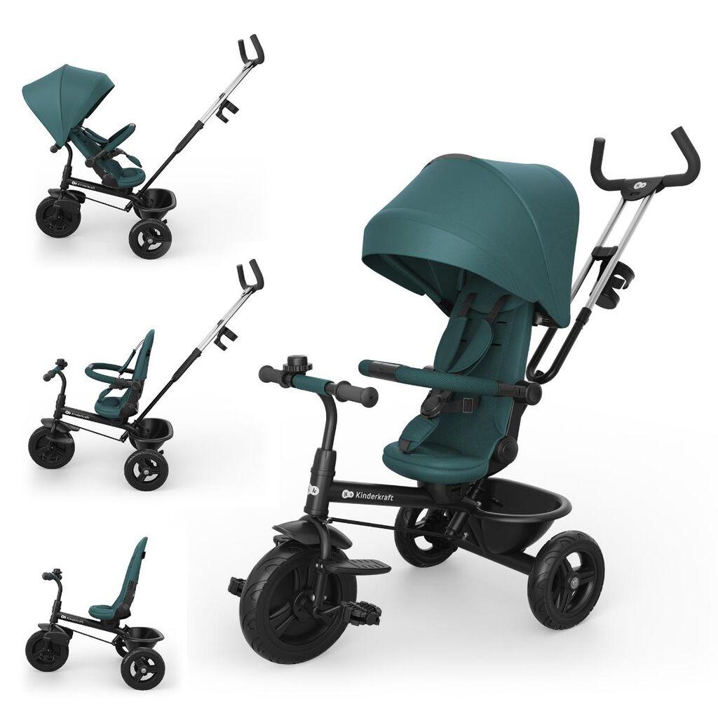 Kinderkraft Tricikl Aston 2 Plus 53296, Zelena