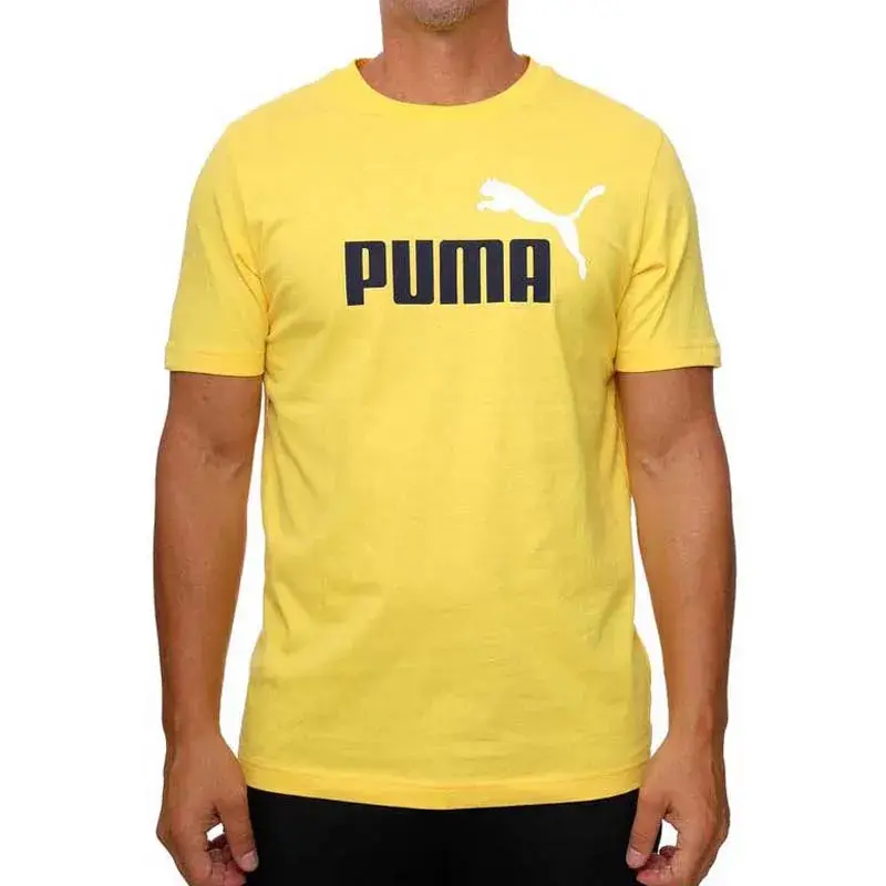 PUMA muška majica kratkih rukava Ess 2 Color No.1 Logo Tee, žuta