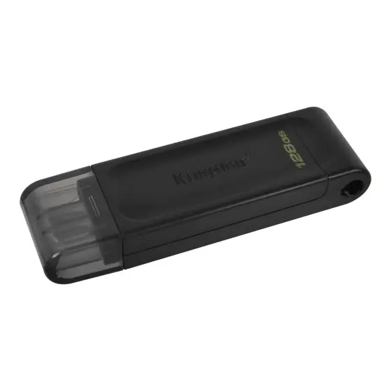 Kingston Flash memorija, 128GB, USB-C, USB 3.2 Gen 1, Crna