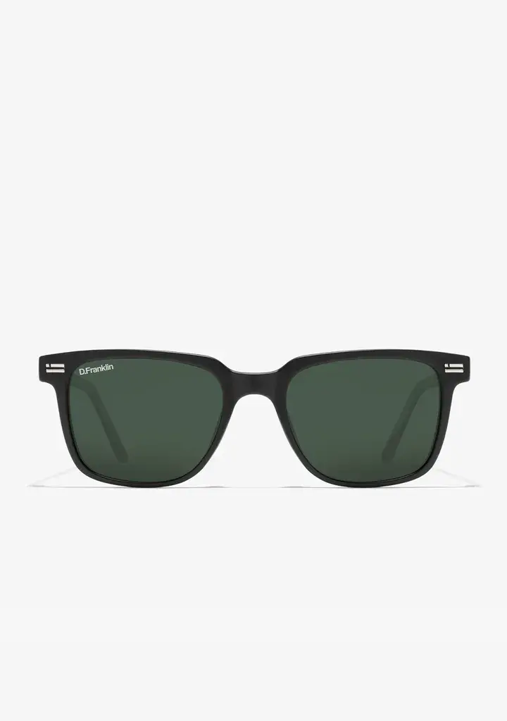 D.Franklin Unisex sunčane naočale Ultra Light SQ Low, crne