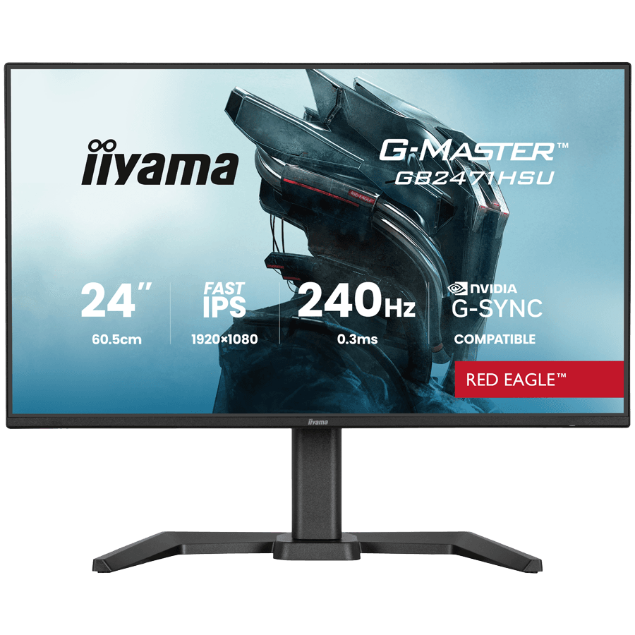 Iiyama Gaming Monitor GB2471HSU-B1, 23.8", FHD, IPS, 240Hz