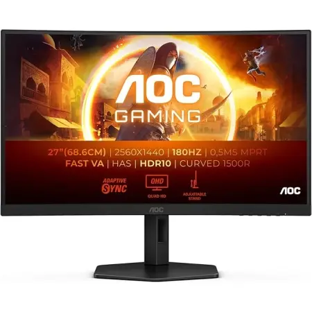 AOC Gaming Monitor CQ27G4X, 27", QHD, Zakrivljen