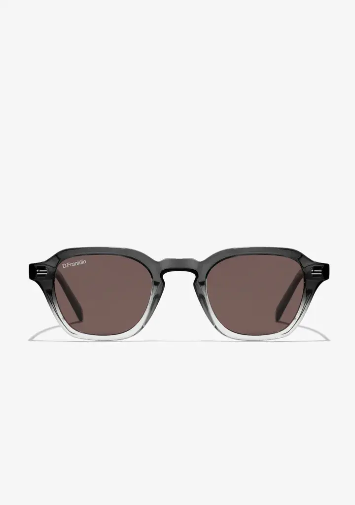 D.Franklin Unisex sunčane naočale Ultra Light S kvadratne, sive