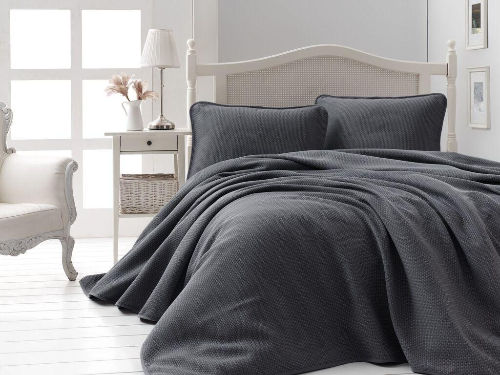 L'essentiel Maison Set Prekrivač za bračni krevet Liv, 220x240cm, Antracit