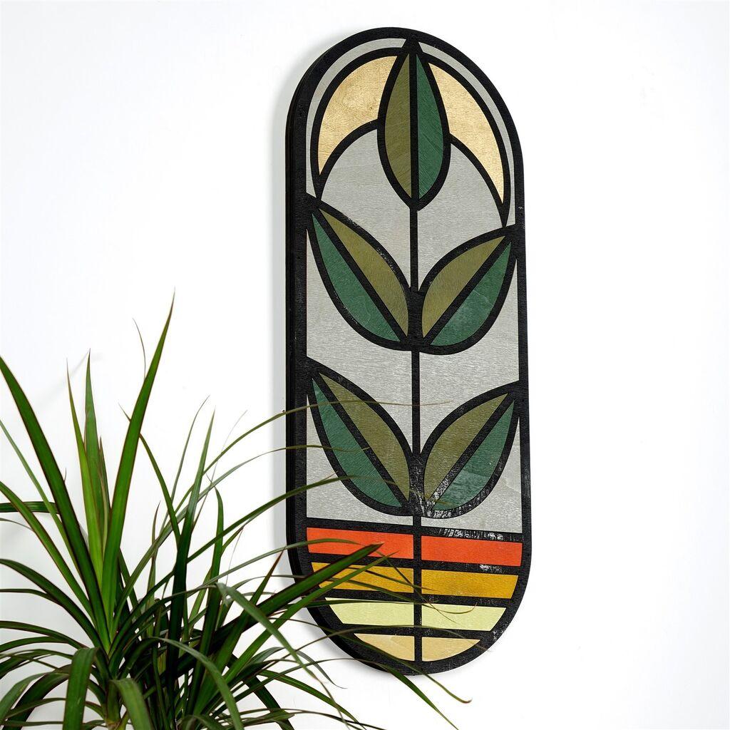 Wallity Zidna dekoracija ART061v2, 53x22x2 cm, Šarena