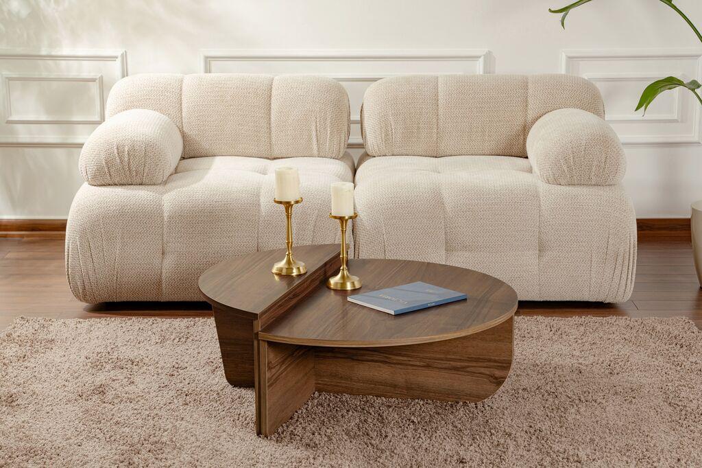 Nordure Club set stolova Orion, 90x60x30, 85x30x35cm, 2 dijela, Smeđa