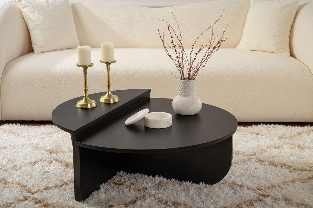 Nordure Club set stolova Orion, 90x60x30, 85x30x35cm, 2 dijela, crna