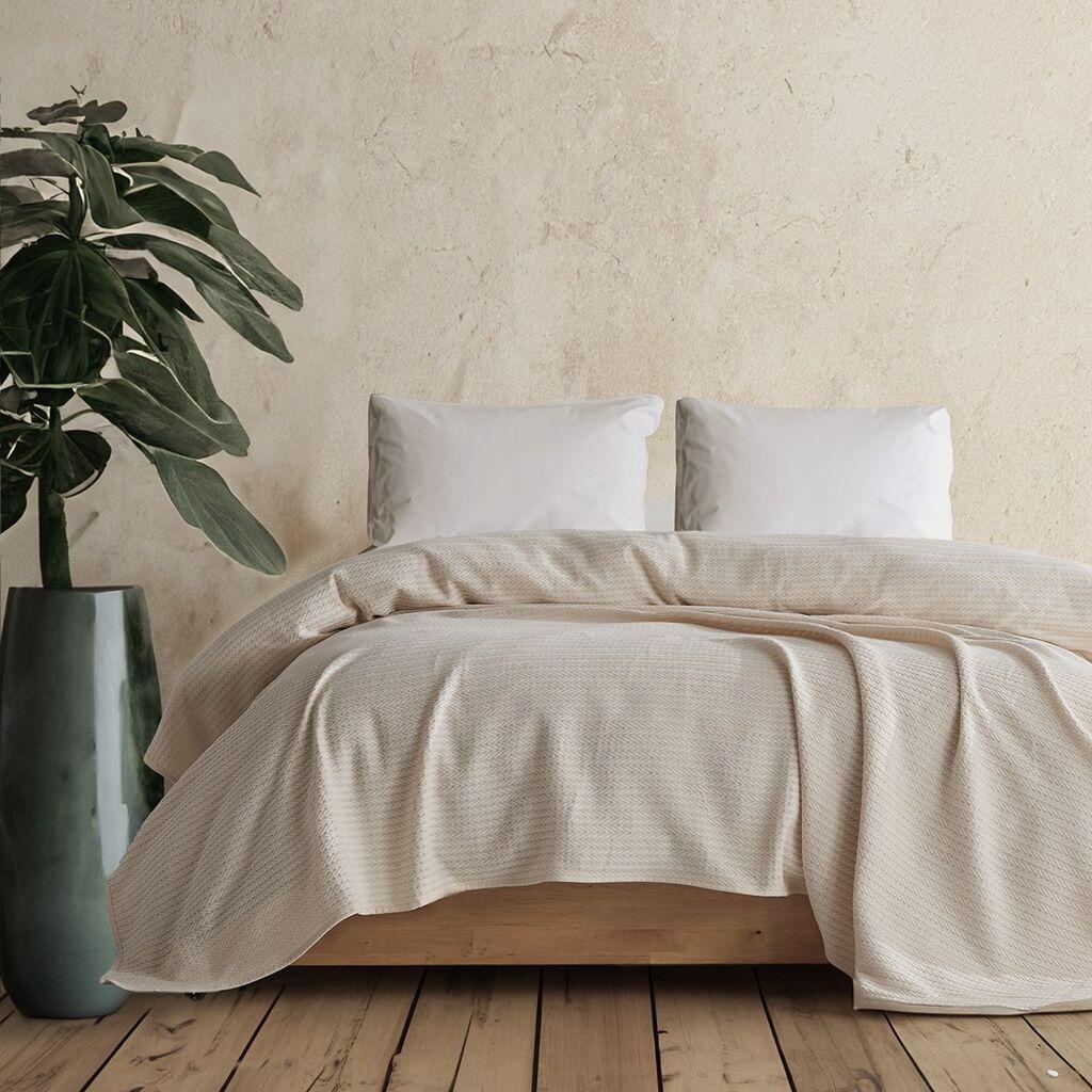 L'essentiel Maison duplo ćebe Nepal, 200x230cm, bež