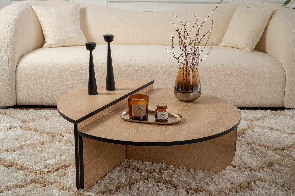 Nordure Club set stolova Orion, 90x60x30cm, 85x30x35cm, 2 dijela, Smeđa