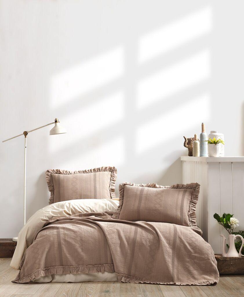 L'essentiel Maison Set Prekrivač za bračni krevet Tziana, 220x240cm, Bež