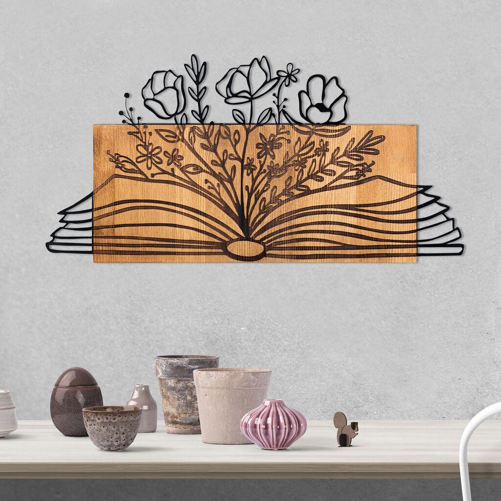 Wallity Zidna dekoracija Kultura, 74x37 cm, Smeđa