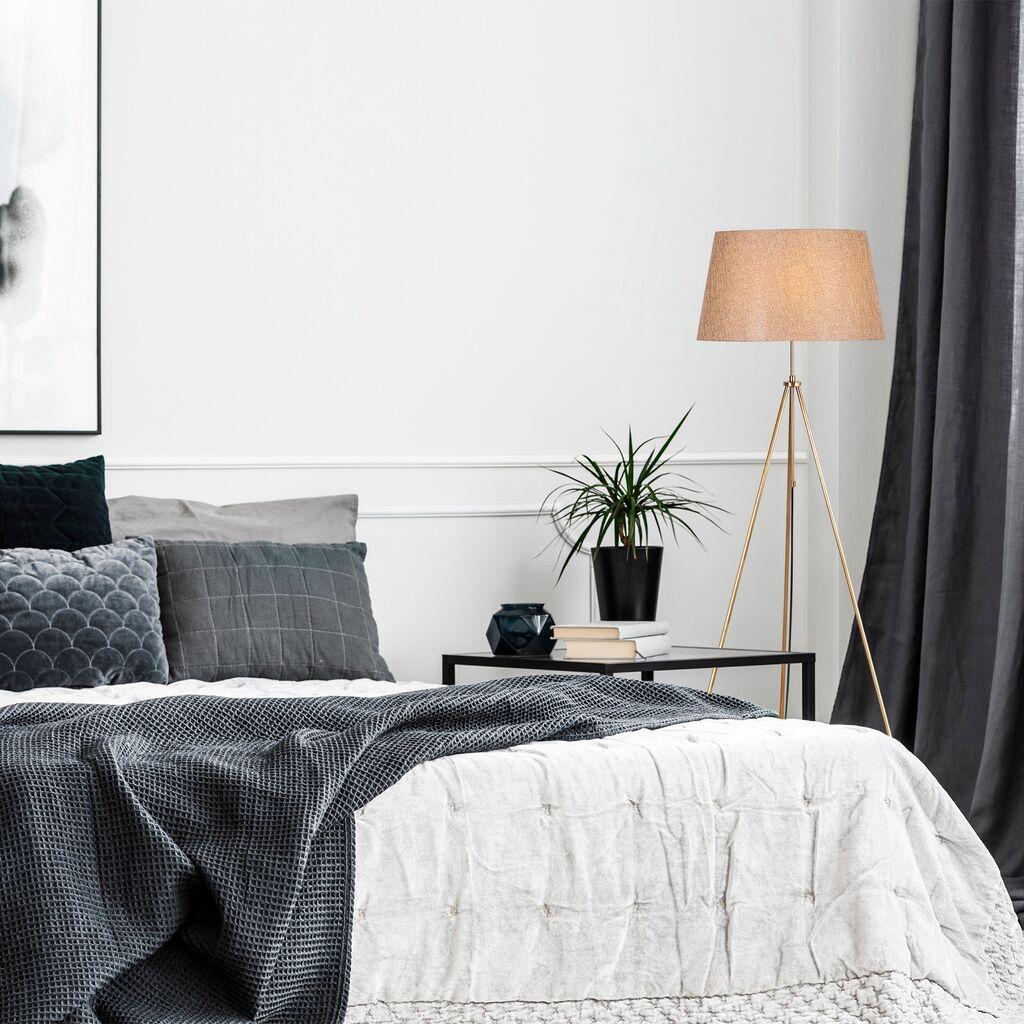 Opviq podna lampa 4062, 165 cm, E27, zlatna boja