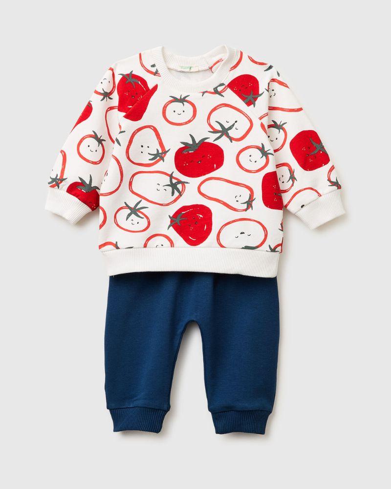 Benetton Komplet za bebe 3IEDAK01OW-904-68, Šareni