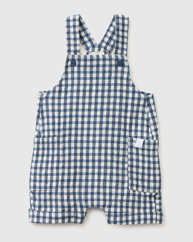 Benetton Kombinezon za bebe 4T06AT01UW-901-68, Plavi