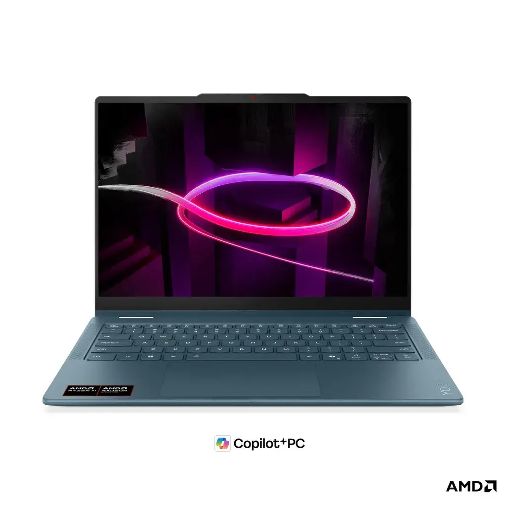 Lenovo Laptop Yoga 7 14AGP11, 14" OLED, Ryzen AI 5 435, 16GB, 512GB SSD, Tidal Teal