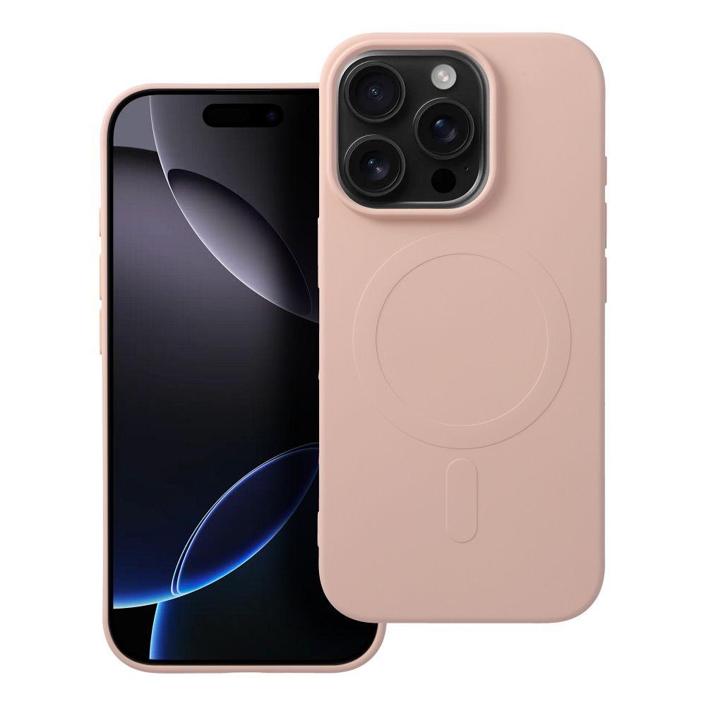 Silicone MagSafe maska za mobilni telefon Iphone 16 Pro Mag Cover, Roze