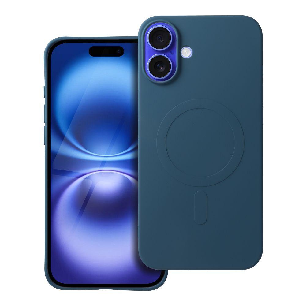 Silicone MagSafe maska za mobilni telefon Iphone 16 Plus Mag Cover, Plava