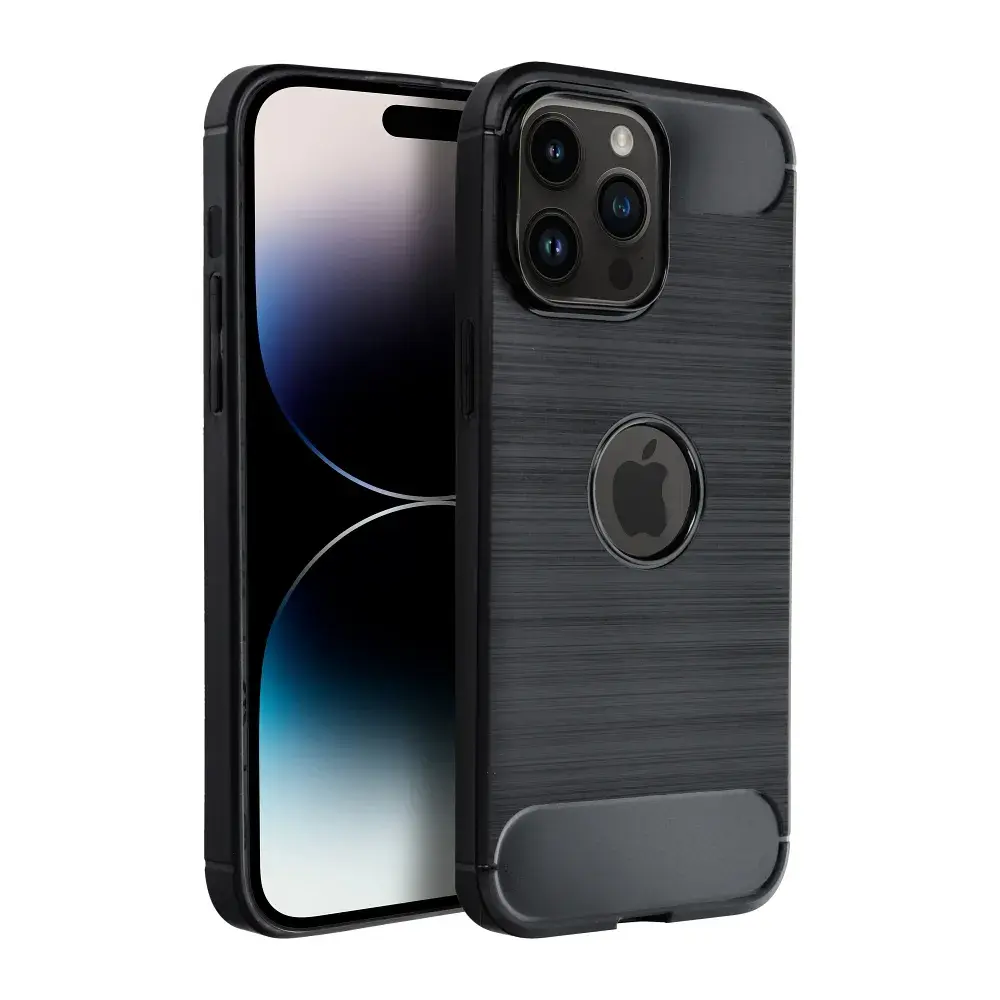 Carbon Maska za mobilni telefon Iphone 16 Plus, Crna