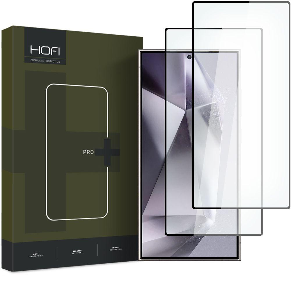 Hofi Zaštitno staklo za mobilni telefon Galaxy S24 Ultra Pro+, 2 komada, Crno