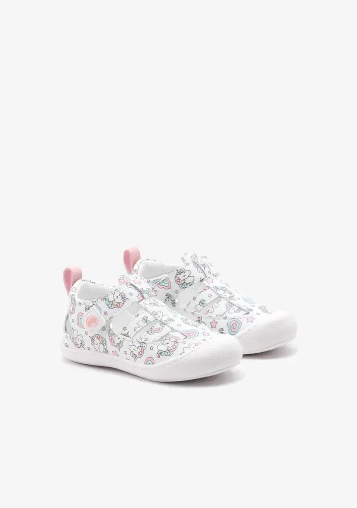 Conguitos Sandale za djevojčice Mary Jane Fantasy, Bijele