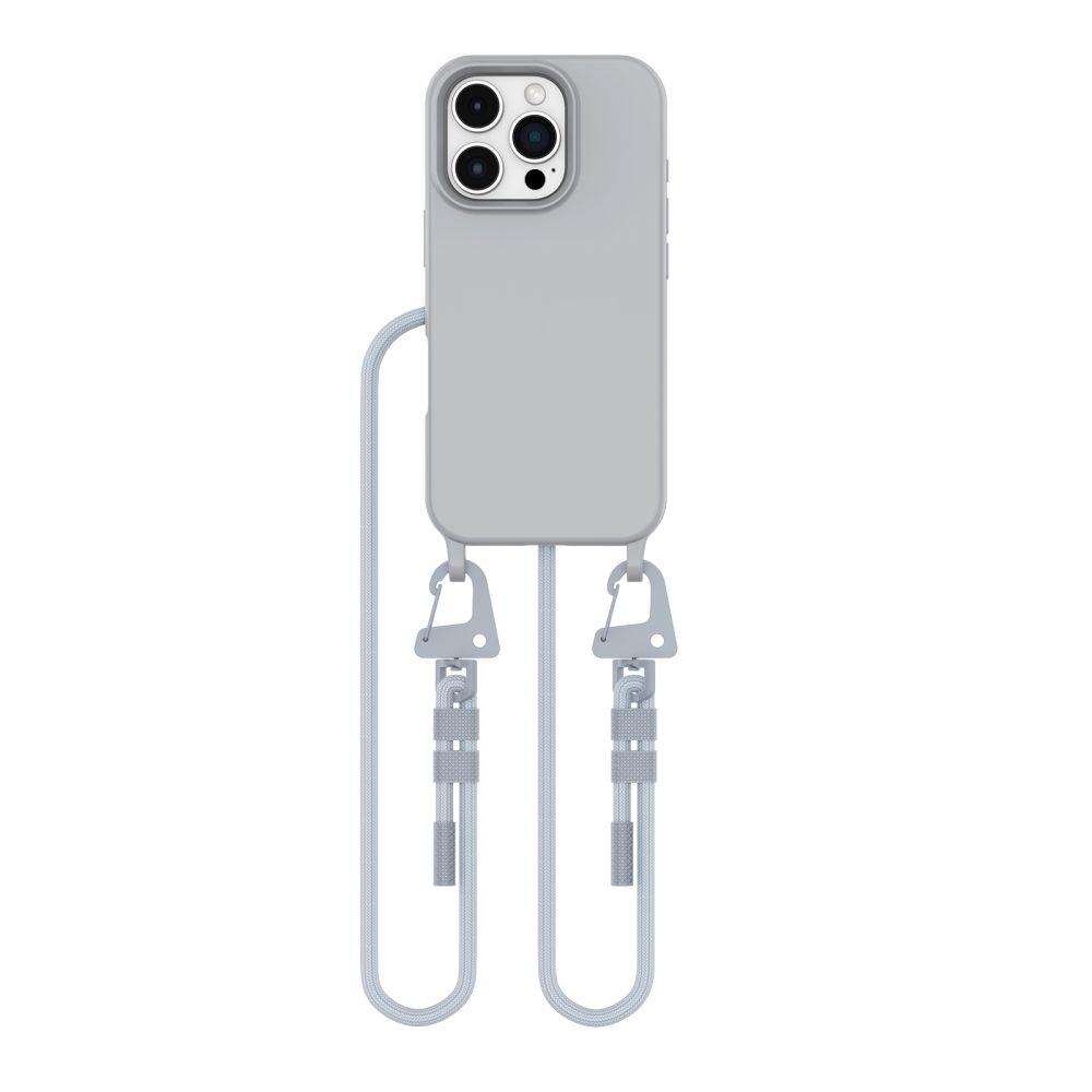 Tech-Protect Magsafe maska za mobilni telefon Iphone 16 Pro Max Magnecklace, Crayon Grey
