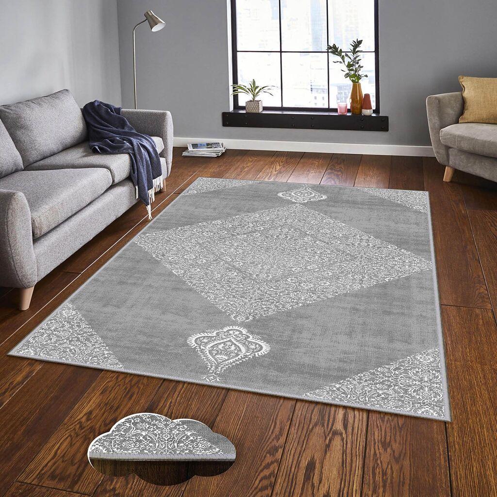 Conceptum Hypnose Tepih Eexfab1165, Pravougaoni, 100 x 150 cm, Sivi