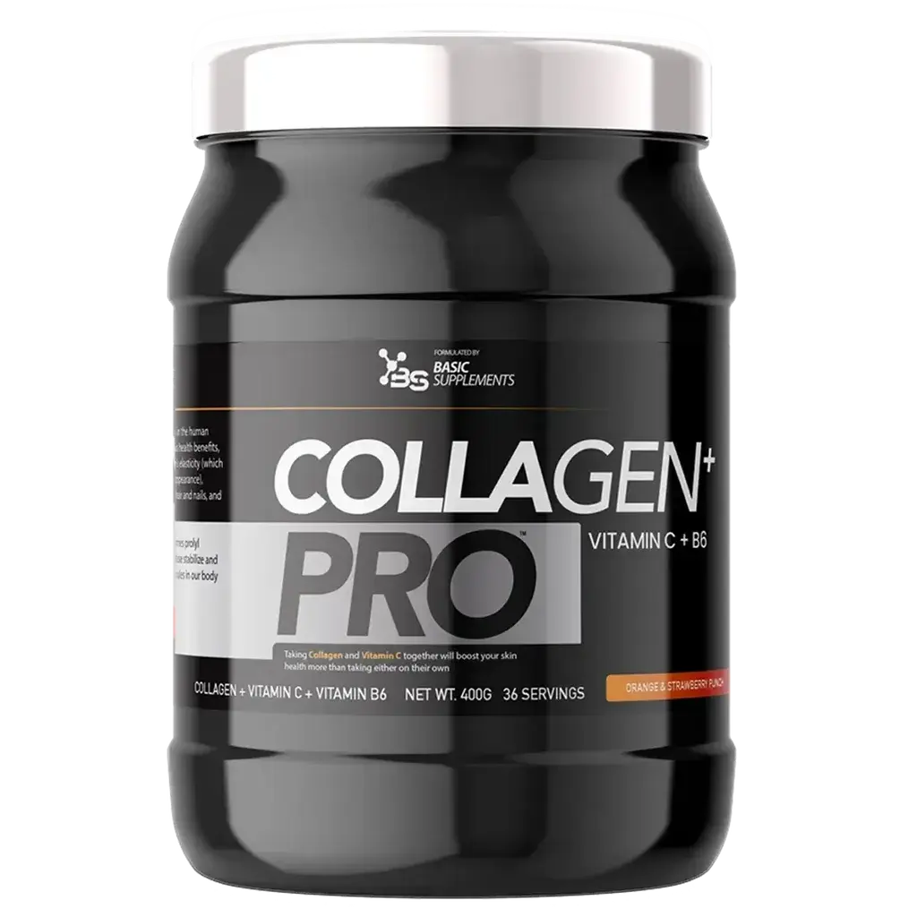 Basic Supplements Collagen+ Pro, Narandža i jagoda