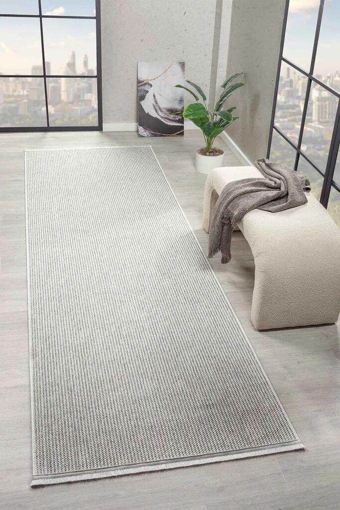 Conceptum Hypnose Tepih K838A, Pravougaoni, 100 x 450 cm, Sivi