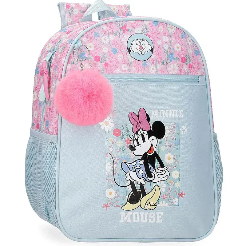 Precizni ruksak za djevojčice Minnie Happy, plavo-roze boje