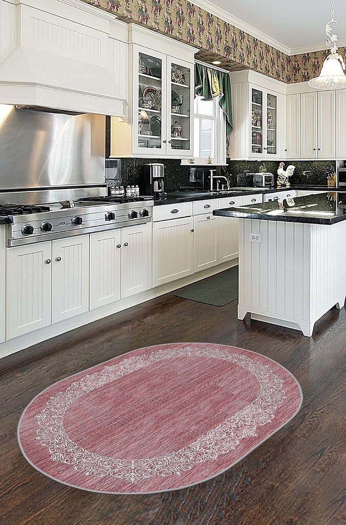 Conceptum Hypnose Tepih Hmnt905, Ovalni, 80 x 150 cm, Roze