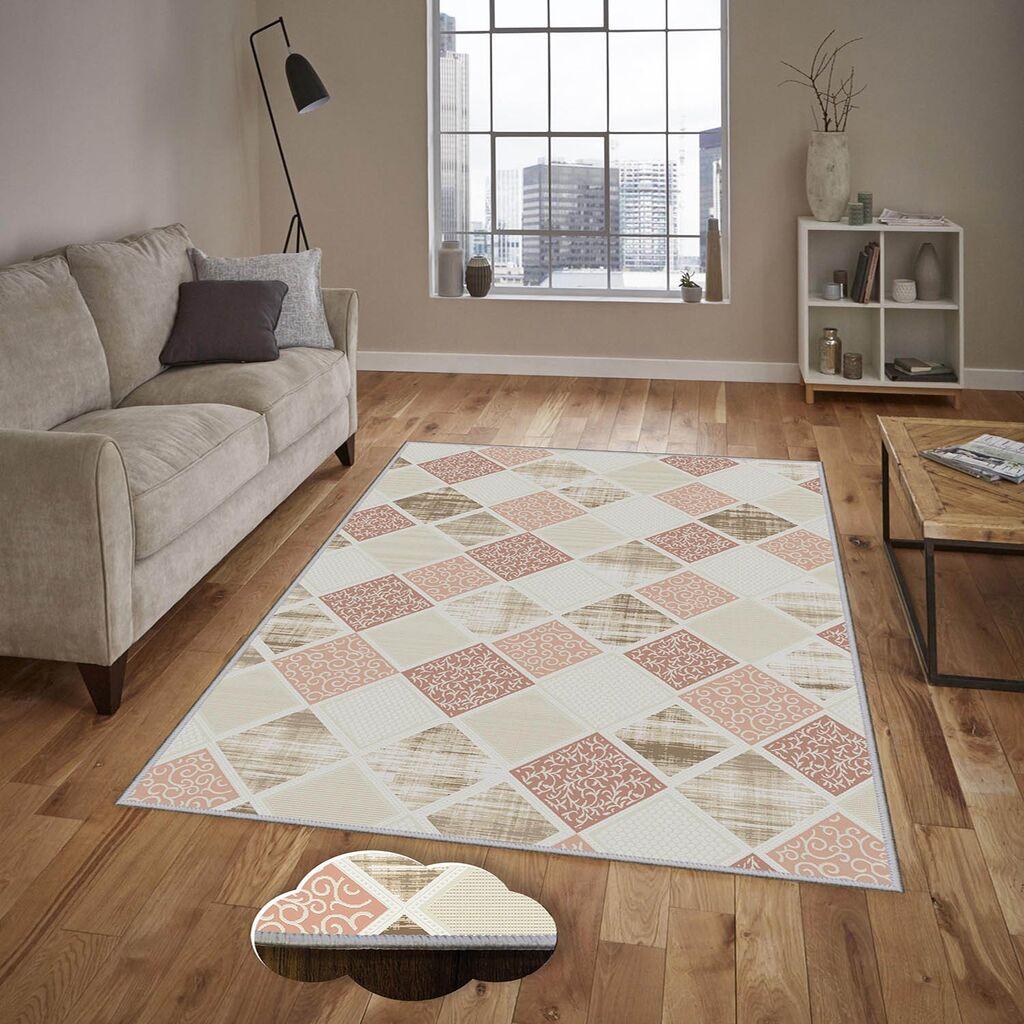 Conceptum Hypnose Tepih Eexfab1142, Pravougaoni, 120 x 180 cm, Krem-roze