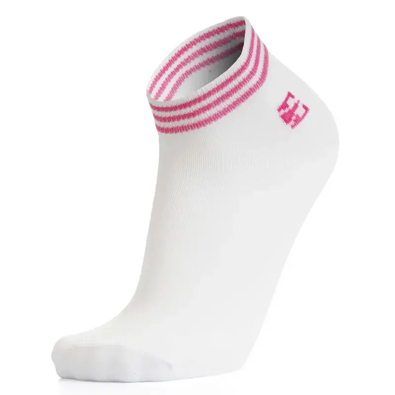 Djevojačke čarape za igrače "Eastbound", bijelo-roze