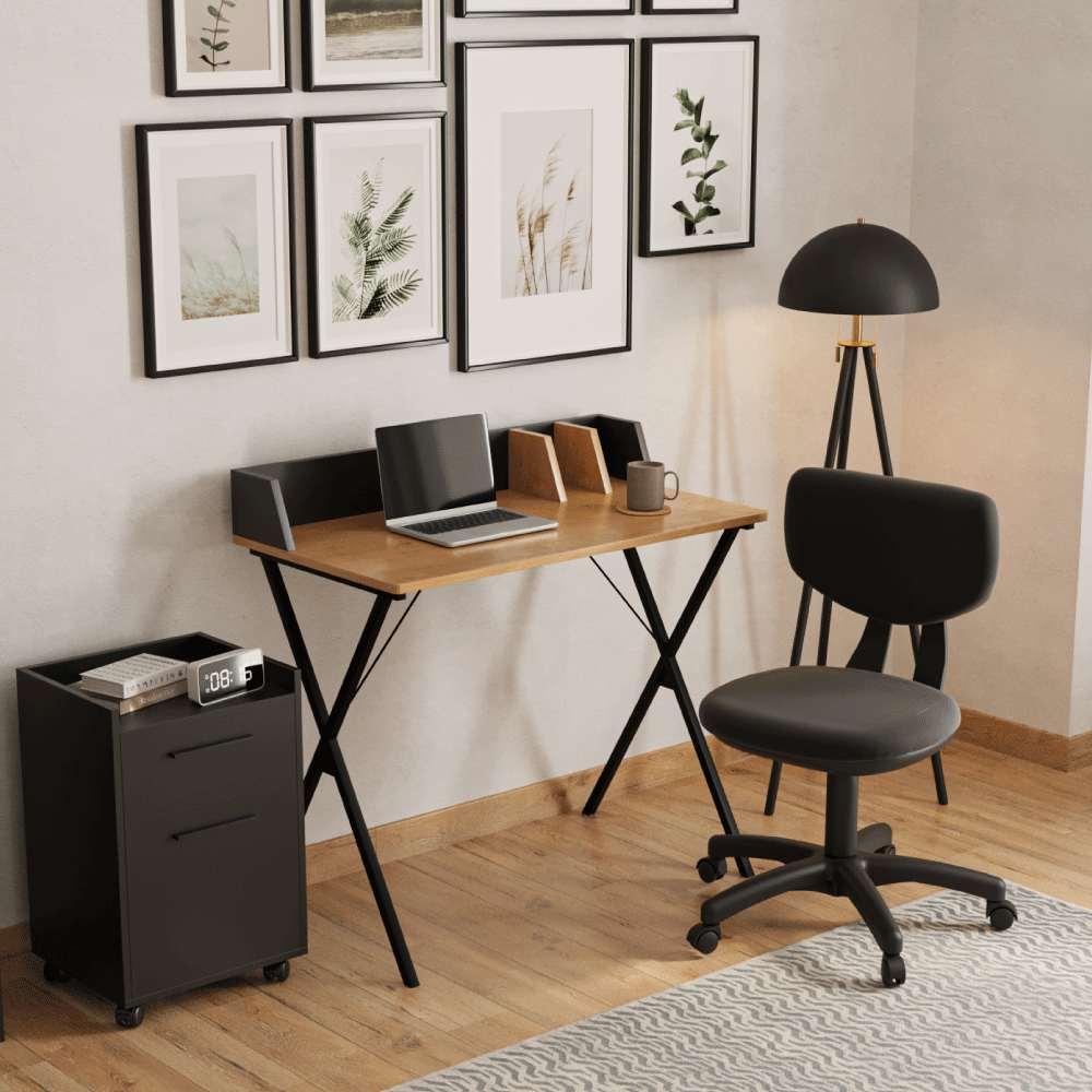 Hanah Home Višenamjenski ormar Gks-920-Ee-1, 40x56 cm, Crni