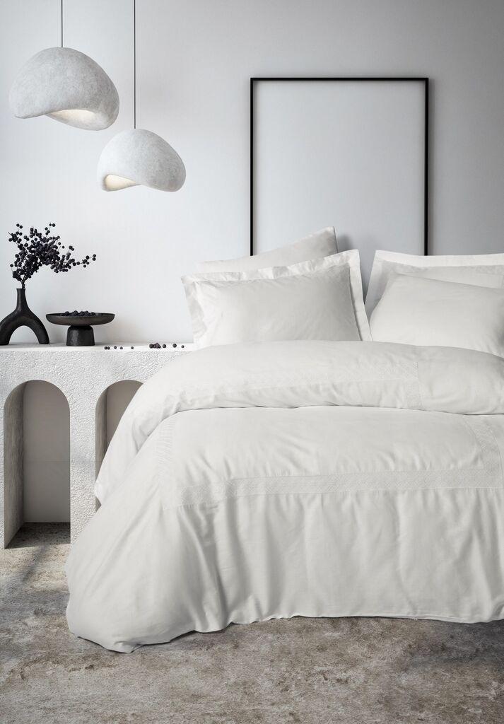 L'essentiel Maison set posteljine Double Galant, 200x220 cm, bijela