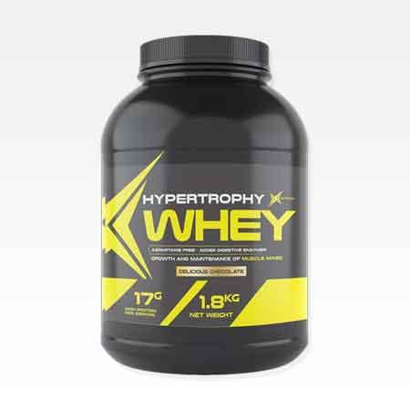 Hypertrophy Whey protein, 1800g, Čokolada