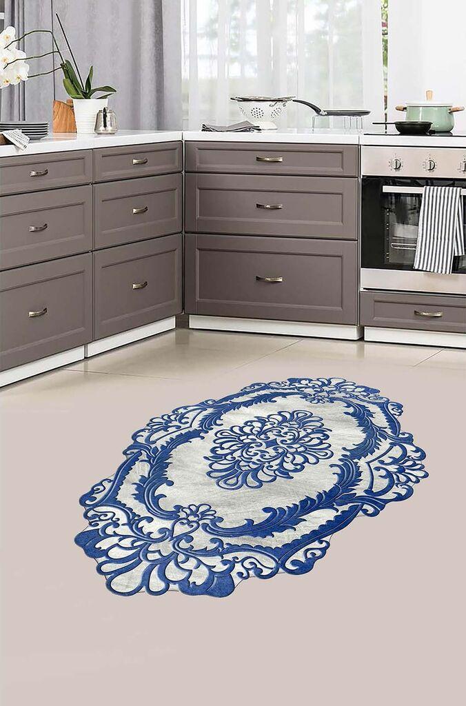 Conceptum Hypnose tepih Hmnt958, Ovalan, 80 x 200 cm, plavi